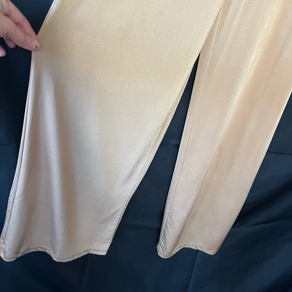 Festive gold jumpsuit by 3 Ena SZ M - Picture 4 of 5